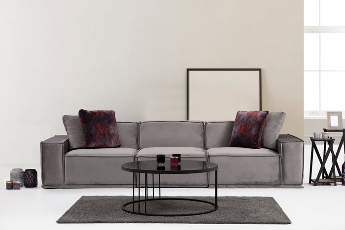 Atelier Del Sofa Lego 3 Seater Gris